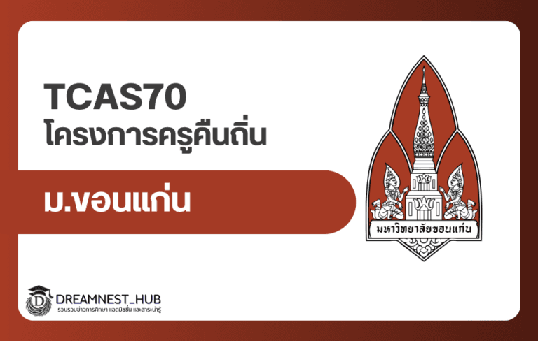 ครูคืนถิ่น มข. 2570: ศึกษาศาสตร์รับ 87 อัตรา 5 วิชาเอก