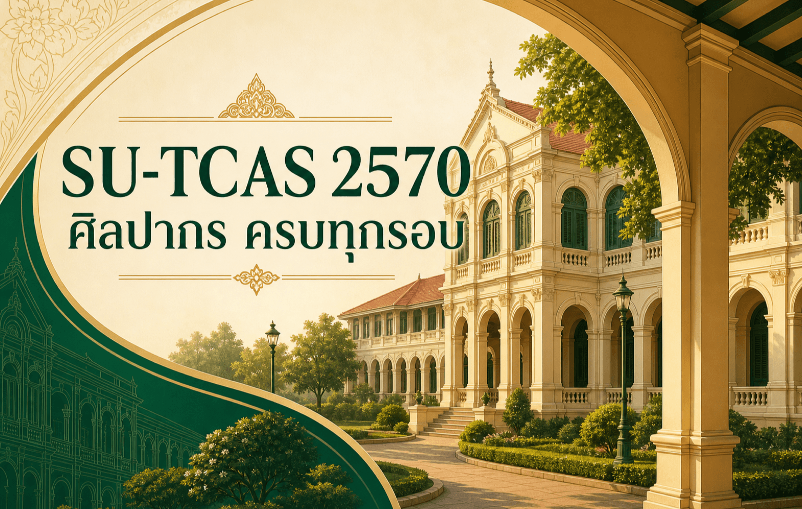 SU-TCAS 2570 ศิลปากร — พระราชวังสนามจันทร์