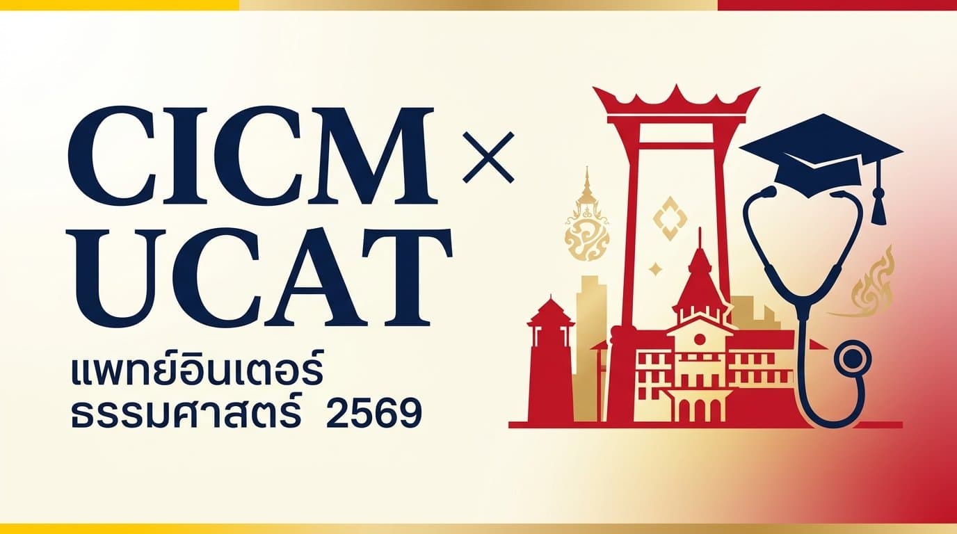 บทความสรุปการใช้คะแนน UCAT ยื่นเข้าวิทยาลัยแพทยศาสตร์นานาชาติจุฬาภรณ์ ม.ธรรมศาสตร์ รอบ Portfolio TCAS69