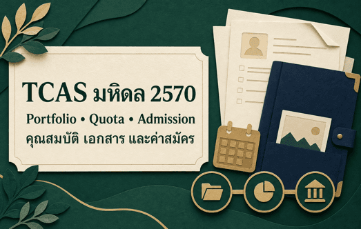 TCAS มหิดล 2570 Portfolio Quota Admission คุณสมบัติ เอกสาร และค่าสมัคร